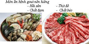 Bệnh gout và những thực phẩm nên tránh
