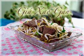 Giá không nên xào với gan