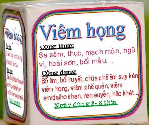 Viêm họng, thuốc hoàn chữa viêm họng