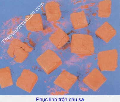 H&igrave;nh ảnh phục linh trộn chu sa